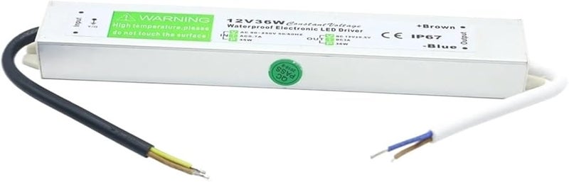 12 فولت 36 واط IP67 محول إمداد طاقة LED مقاوم للماء 10 واط 400 واط AC 220 فولت إلى DC 12 فولت 24 فولت - Image 1
